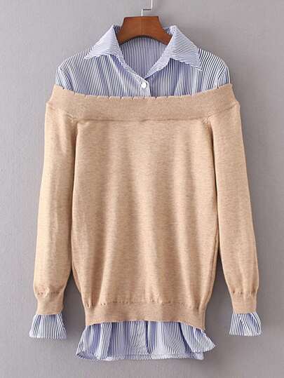 Maglione a strisce