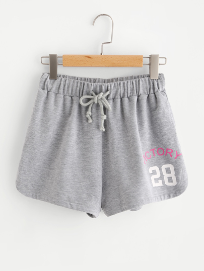 Heather Knit Sweat Shorts