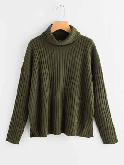 Maglione con spalle scivolate