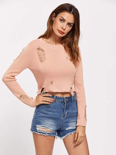 Crop Destroyed Jumper