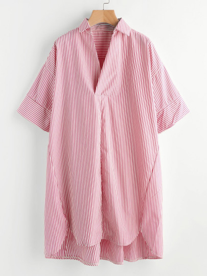 Vestito camicetta con spalle scivolate