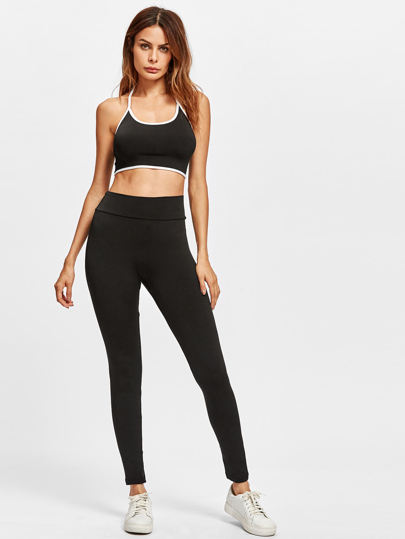 Reggiseno a fascia con leggings