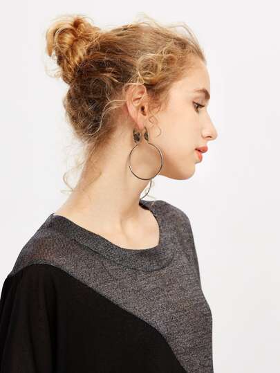 Gold Plated Hoop Earrings