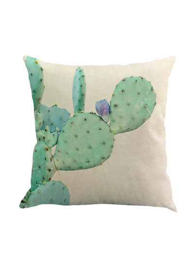 Cactus Print Cushion Cover