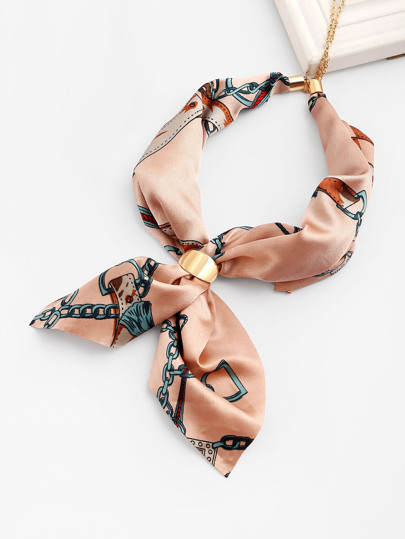 Chain Linked Satin Neckerchief