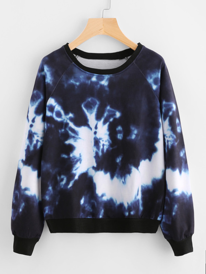 Sweatshirt mit Wasserfarbe