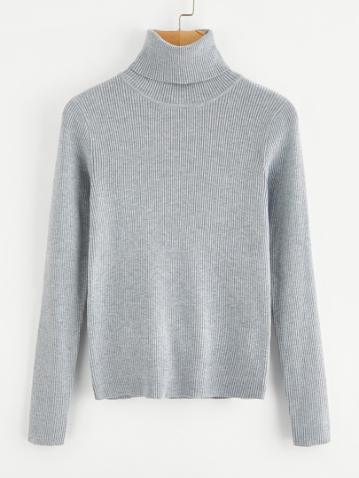 Maglione con collo alto