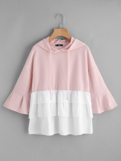 Hoodie mit Trompetenhülse
