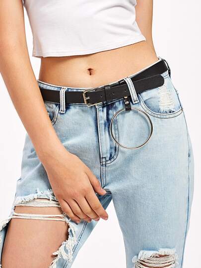 Buckle Belt With O Ring
