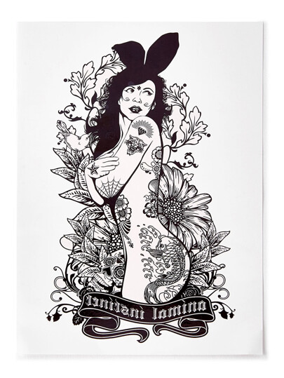 Cartoon Character Design Tattoo Sticker