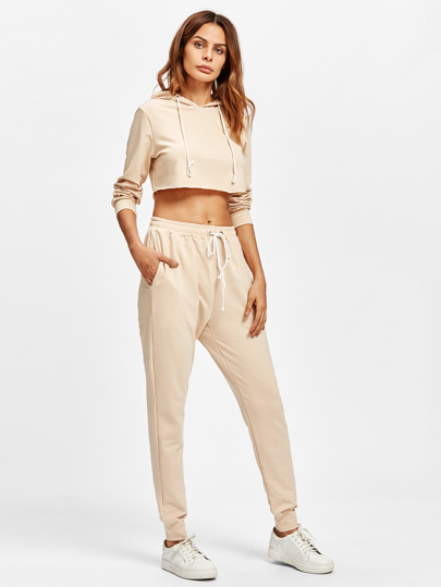 Felpa con cappuccio con pantaloni