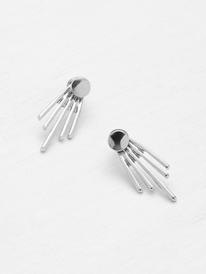 Geometric Shaped Smooth Ear Jacket