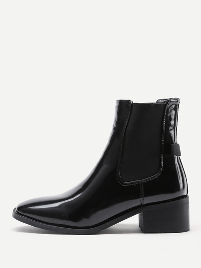 Bottes de cheville en cuir