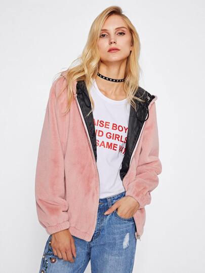 Jacke mit Kordelzug