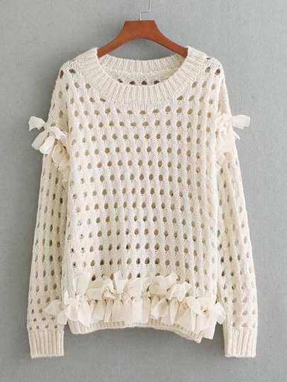 Maglione in maglia vuota