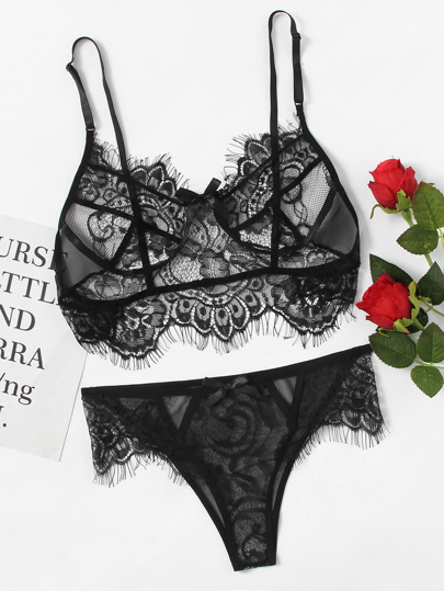 Lingerie Set mit Spitzen