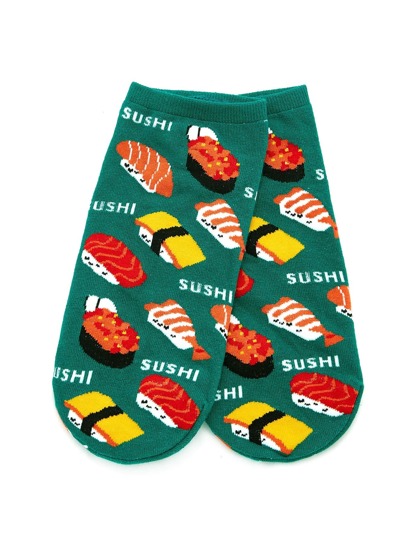 Socken mit Sushimuster