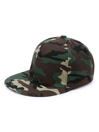 Camouflage Snapback Cap