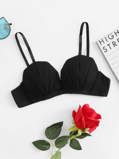 Shell Shaped U Plunge Bra