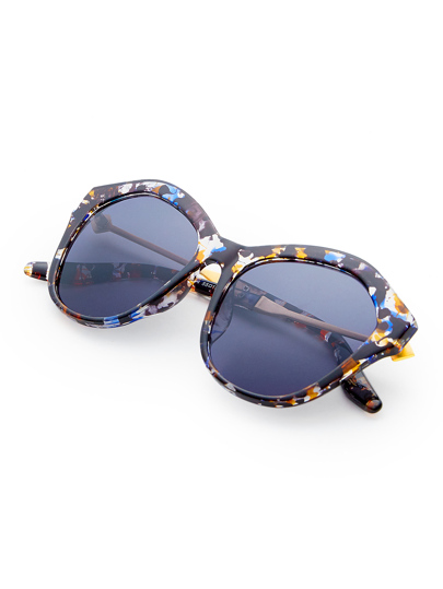 Watercolor Frame Sunglasses