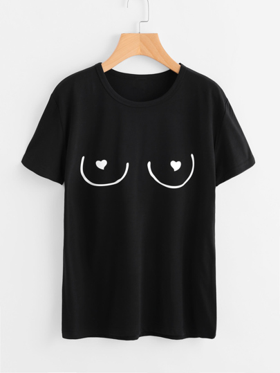 Tee-shirt imprimé mignon