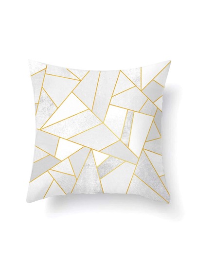 Geometric Print Pillowcase Cover