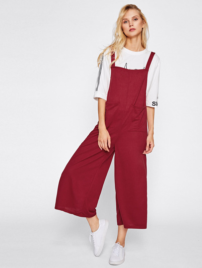 Symmetry Pocket Front Wide Leg Jumpsuit