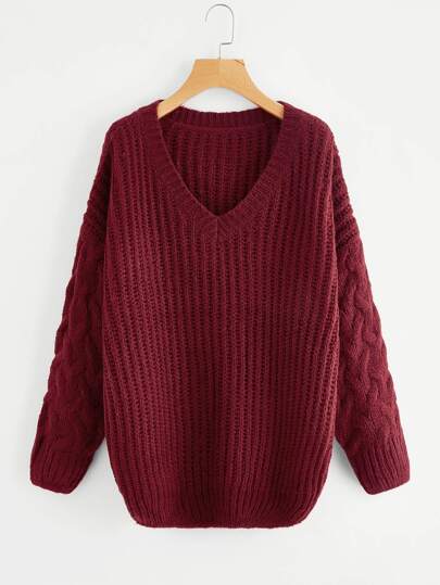 Maglione con spalle scivolate