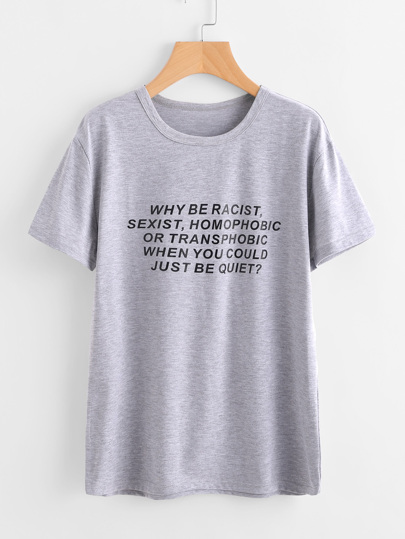 Camiseta con frase