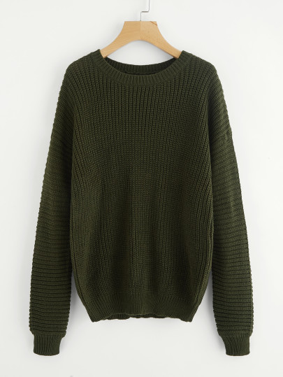 Maglione con spalle scivolate