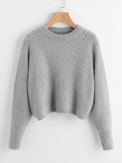 Jersey corto con detalle de ojales