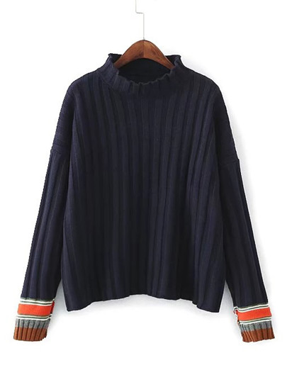 Maglione con spalle scivolate