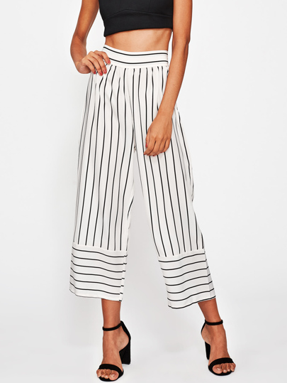 Striped Wide Leg Pants