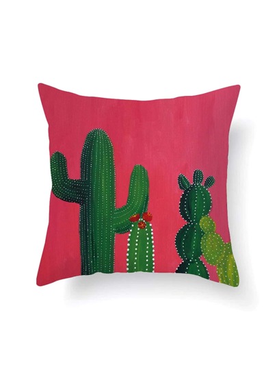 Cactus Print Cushion Cover