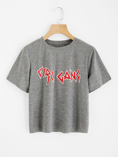 Camiseta con slogan