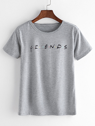 T-Shirt mit Buchstabe