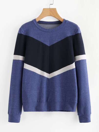 Sweat-shirt chevron