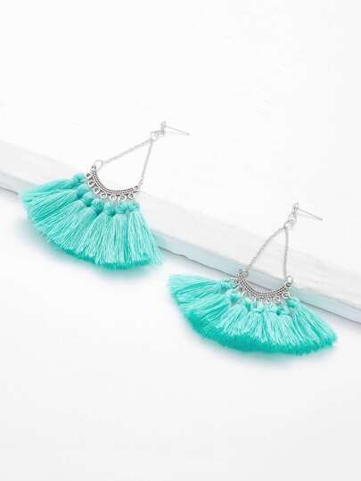Pendientes con flecos