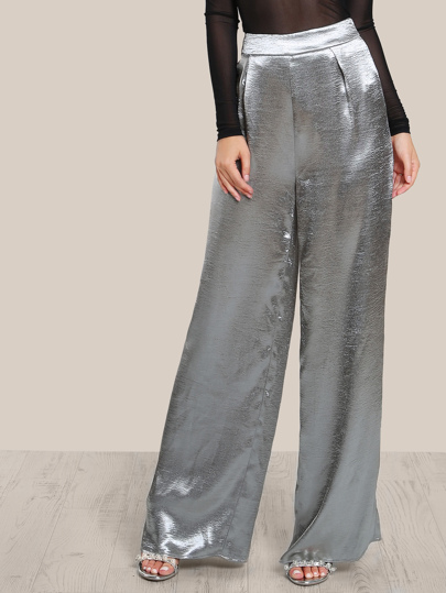 Invisible Zip Back Palazzo Pants