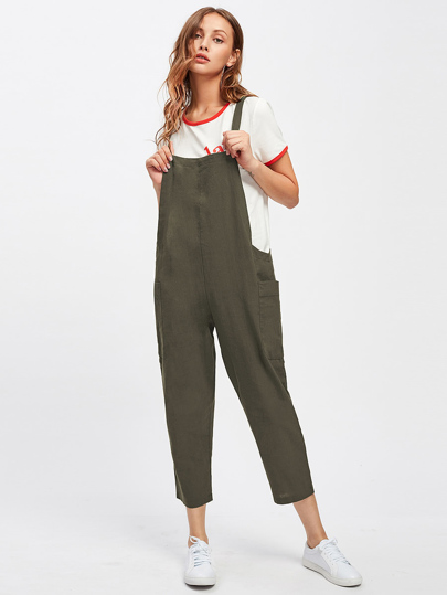 Pocket Side Overall Pants