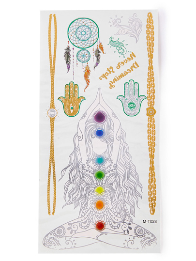 Dreamcatcher & Palm Tattoo Sticker