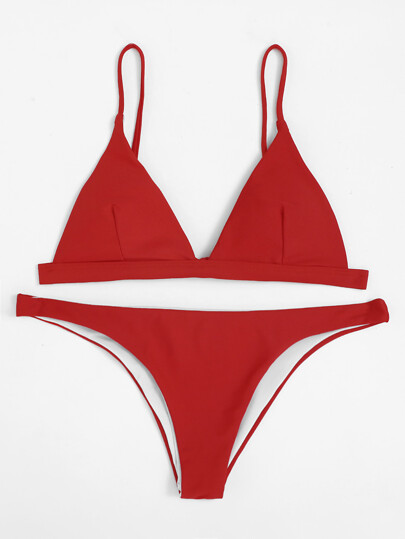 Set di bikini di triangolo