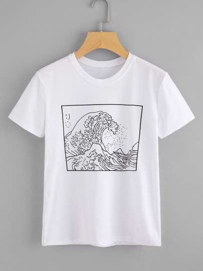 Graphic Print Tee