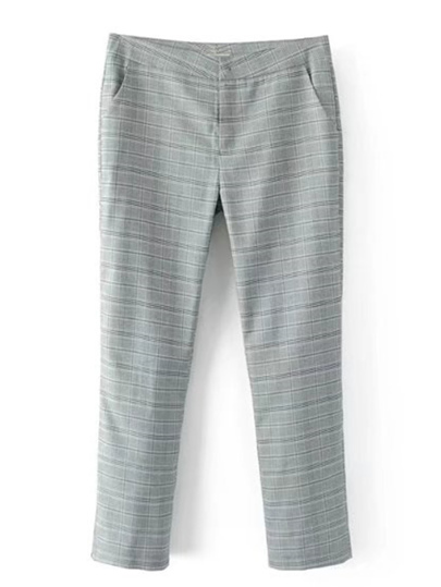 Pantalones a cuadros