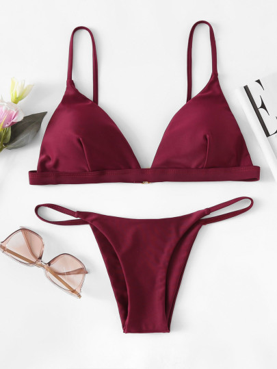 Set di bikini di triangolo
