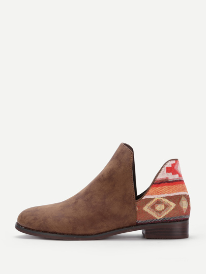 V Cut Chelsea Boots