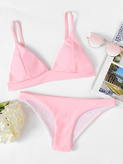 Set di bikini da spiaggia di triangolo