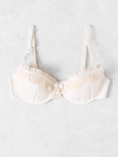 Reggiseno con bordi in pizzo