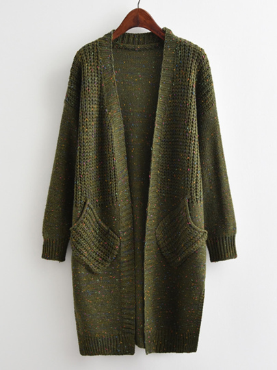 Cappotto con spalle scivolate