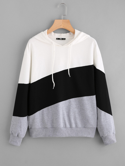 Cut And Sew Hoodie